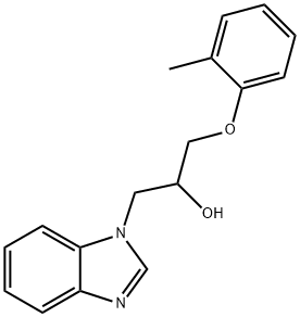 1-(1H-benzimidazol-1-yl)-3-(2-methylphenoxy)-2-propanol|