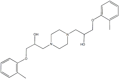 1-{4-[2-hydroxy-3-(2-methylphenoxy)propyl]-1-piperazinyl}-3-(2-methylphenoxy)-2-propanol|