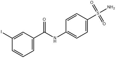 N-[4-(aminosulfonyl)phenyl]-3-iodobenzamide Struktur