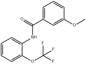333444-01-2 3-methoxy-N-[2-(trifluoromethoxy)phenyl]benzamide
