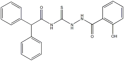 333445-30-0 N-{[2-(2-hydroxybenzoyl)hydrazino]carbothioyl}-2,2-diphenylacetamide
