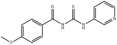 333739-66-5 N-(4-methoxybenzoyl)-N'-(3-pyridinyl)thiourea