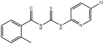 333740-40-2 N-(5-chloro-2-pyridinyl)-N'-(2-methylbenzoyl)thiourea