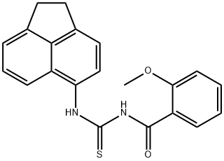 333741-30-3 N-(1,2-dihydro-5-acenaphthylenyl)-N'-(2-methoxybenzoyl)thiourea