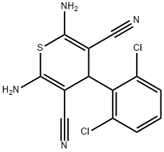 333759-84-5 2,6-diamino-4-(2,6-dichlorophenyl)-4H-thiopyran-3,5-dicarbonitrile