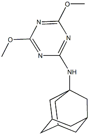 N-(1-adamantyl)-N-(4,6-dimethoxy-1,3,5-triazin-2-yl)amine|