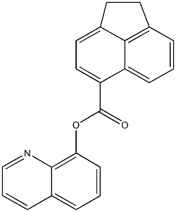 8-quinolinyl 1,2-dihydro-5-acenaphthylenecarboxylate Structure