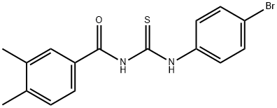 335213-41-7 N-(4-bromophenyl)-N'-(3,4-dimethylbenzoyl)thiourea
