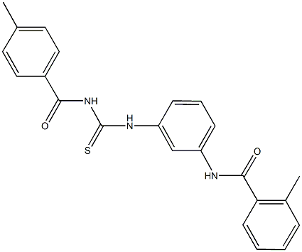 335393-39-0 2-methyl-N-[3-({[(4-methylbenzoyl)amino]carbothioyl}amino)phenyl]benzamide