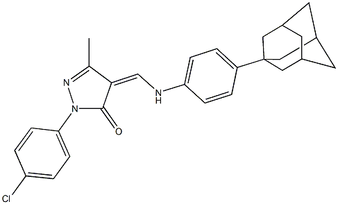 337491-15-3 4-{[4-(1-adamantyl)anilino]methylene}-2-(4-chlorophenyl)-5-methyl-2,4-dihydro-3H-pyrazol-3-one
