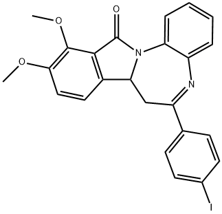 337932-86-2 6-(4-iodophenyl)-10,11-dimethoxy-7,7a-dihydro-12H-isoindolo[2,1-a][1,5]benzodiazepin-12-one