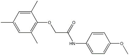 2-(mesityloxy)-N-(4-methoxyphenyl)acetamide 结构式