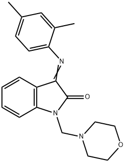 339289-10-0 3-[(2,4-dimethylphenyl)imino]-1-(4-morpholinylmethyl)-1,3-dihydro-2H-indol-2-one