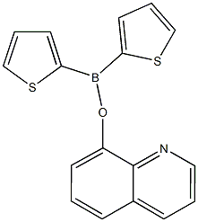 8-quinolinyl di(2-thienyl)borinate Structure