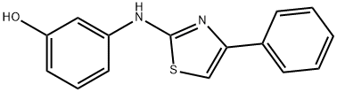 3-[(4-phenyl-1,3-thiazol-2-yl)amino]phenol Structure