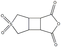 hexahydrothieno[3',4':3,4]cyclobuta[1,2-c]furan-1,3-dione 5,5-dioxide 结构式