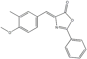 34051-94-0 4-(4-methoxy-3-methylbenzylidene)-2-phenyl-1,3-oxazol-5(4H)-one