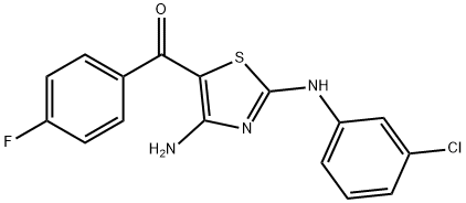 340811-31-6 [4-amino-2-(3-chloroanilino)-1,3-thiazol-5-yl](4-fluorophenyl)methanone