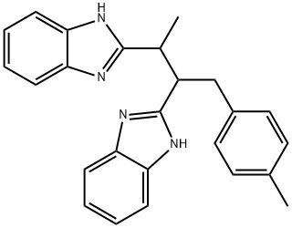 2-[2-(1H-benzimidazol-2-yl)-1-(4-methylbenzyl)propyl]-1H-benzimidazole Structure