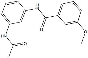 N-[3-(acetylamino)phenyl]-3-methoxybenzamide Structure