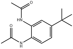 N-[2-(acetylamino)-4-tert-butylphenyl]acetamide Struktur