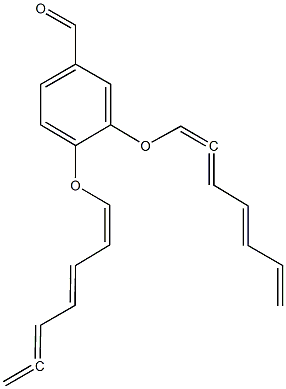 3-(1,2,4,6-heptatetraenyloxy)-4-(1,3,5,6-heptatetraenyloxy)benzaldehyde|