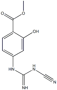 342045-63-0 methyl 4-{[(cyanoamino)(imino)methyl]amino}-2-hydroxybenzoate