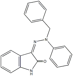 1H-indole-2,3-dione 3-[benzyl(phenyl)hydrazone]|