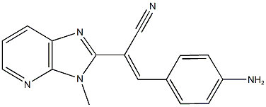 342785-70-0 3-(4-aminophenyl)-2-(3-methyl-3H-imidazo[4,5-b]pyridin-2-yl)acrylonitrile
