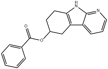 6,7,8,9-tetrahydro-5H-pyrido[2,3-b]indol-6-yl benzoate Structure