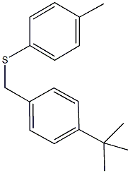 1-tert-butyl-4-{[(4-methylphenyl)sulfanyl]methyl}benzene|