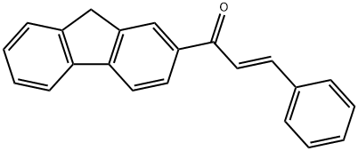 1-(9H-fluoren-2-yl)-3-phenyl-2-propen-1-one Structure