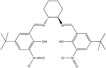 344907-68-2 4-tert-butyl-2-({[2-({5-tert-butyl-2-hydroxy-3-nitrobenzylidene}amino)cyclohexyl]imino}methyl)-6-nitrophenol