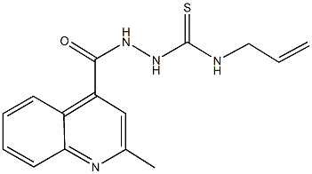 N-allyl-2-[(2-methyl-4-quinolinyl)carbonyl]hydrazinecarbothioamide|