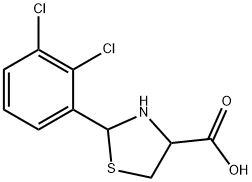 2-(2,3-dichlorophenyl)-1,3-thiazolidine-4-carboxylic acid Structure