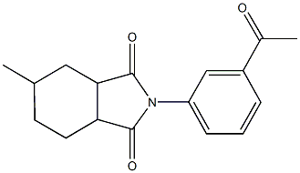2-(3-acetylphenyl)-5-methylhexahydro-1H-isoindole-1,3(2H)-dione|