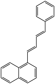 1-(4-phenyl-1,3-butadienyl)naphthalene Structure