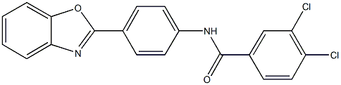 346653-11-0 N-[4-(1,3-benzoxazol-2-yl)phenyl]-3,4-dichlorobenzamide