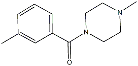 1-methyl-4-(3-methylbenzoyl)piperazine Structure