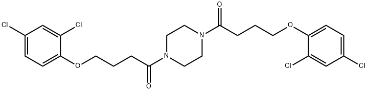 1,4-bis[4-(2,4-dichlorophenoxy)butanoyl]piperazine|