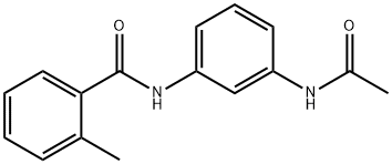 N-[3-(acetylamino)phenyl]-2-methylbenzamide Structure