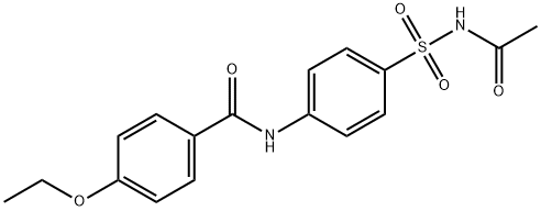 N-{4-[(acetylamino)sulfonyl]phenyl}-4-ethoxybenzamide Struktur