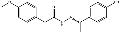 346721-22-0 N'-[1-(4-hydroxyphenyl)ethylidene]-2-(4-methoxyphenyl)acetohydrazide