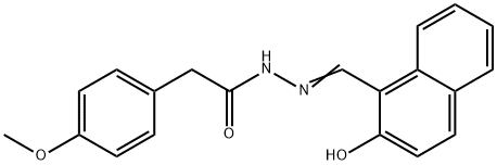 346721-50-4 N'-[(2-hydroxy-1-naphthyl)methylene]-2-(4-methoxyphenyl)acetohydrazide