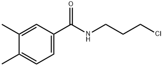 N-(3-chloropropyl)-3,4-dimethylbenzamide Structure