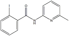2-iodo-N-(6-methyl-2-pyridinyl)benzamide Struktur