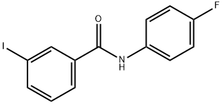 N-(4-fluorophenyl)-3-iodobenzamide,349117-66-4,结构式