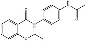 N-[4-(acetylamino)phenyl]-2-ethoxybenzamide Structure