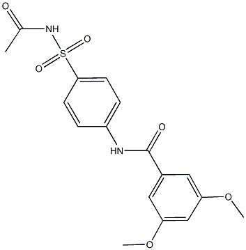 N-{4-[(acetylamino)sulfonyl]phenyl}-3,5-dimethoxybenzamide Structure