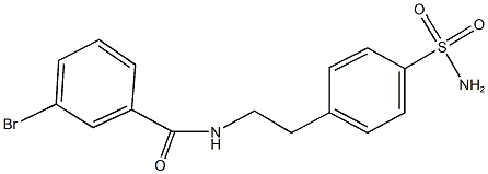N-{2-[4-(aminosulfonyl)phenyl]ethyl}-3-bromobenzamide|